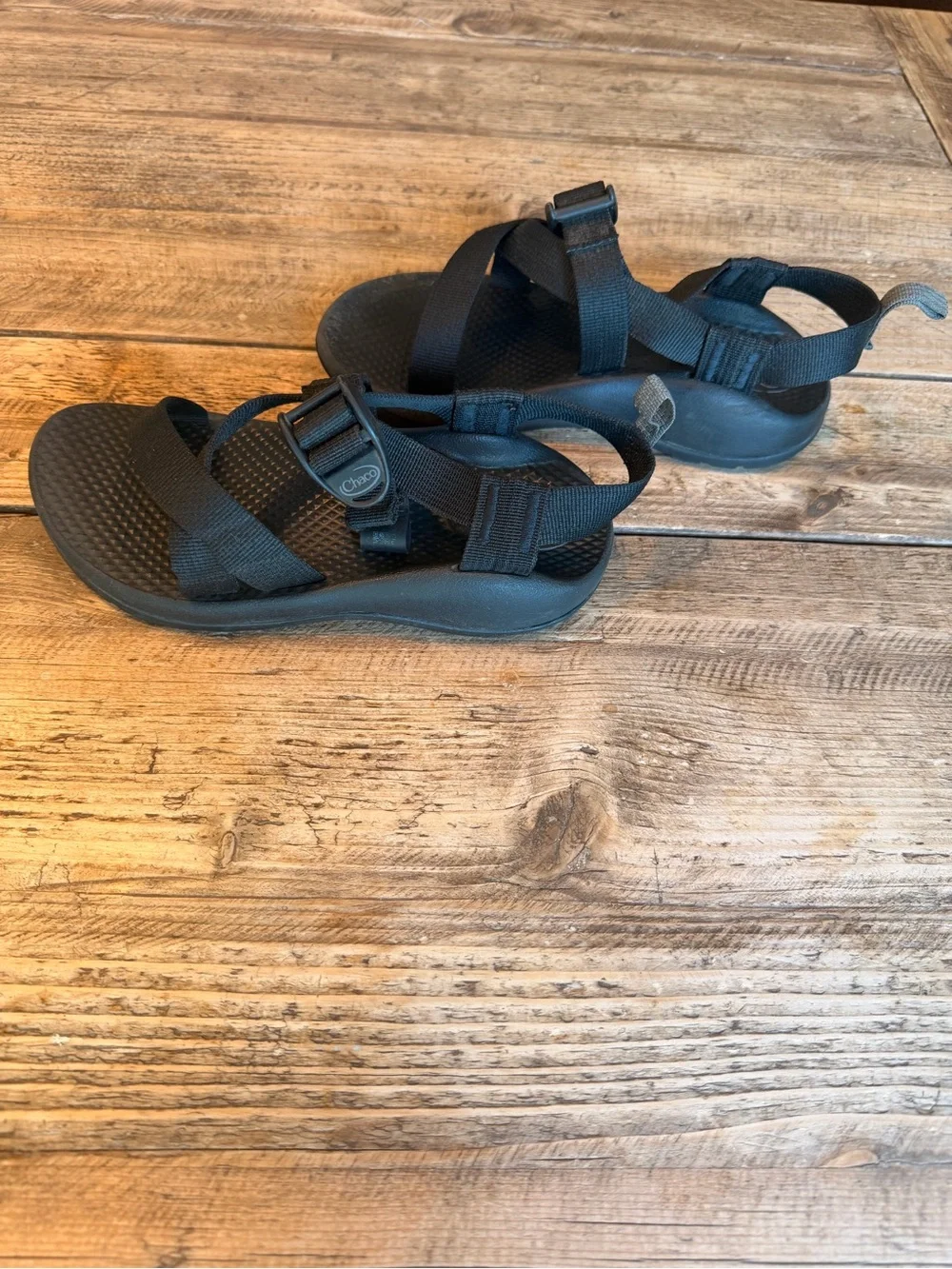 Chaco Kids Black Strapped Sport Sandals Size 2